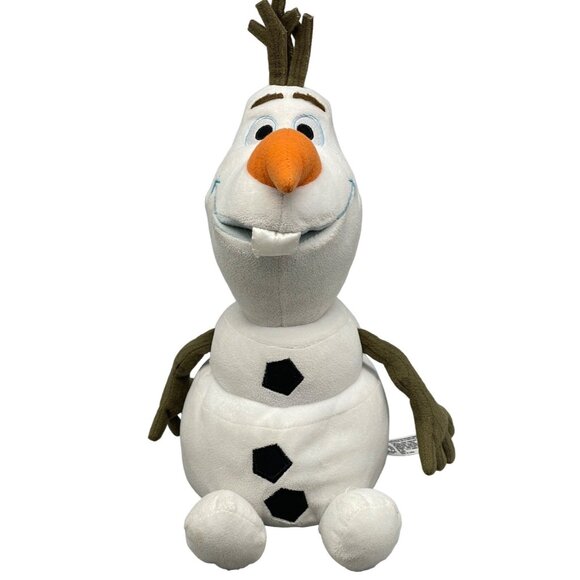Olaf Frozen plush stuffed animal Disney Parks kids toy soft 11" white orange REA - Picture 1 of 13